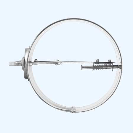 DCr 500 Shuft Воздушный дроссель-клапан с ручным приводом